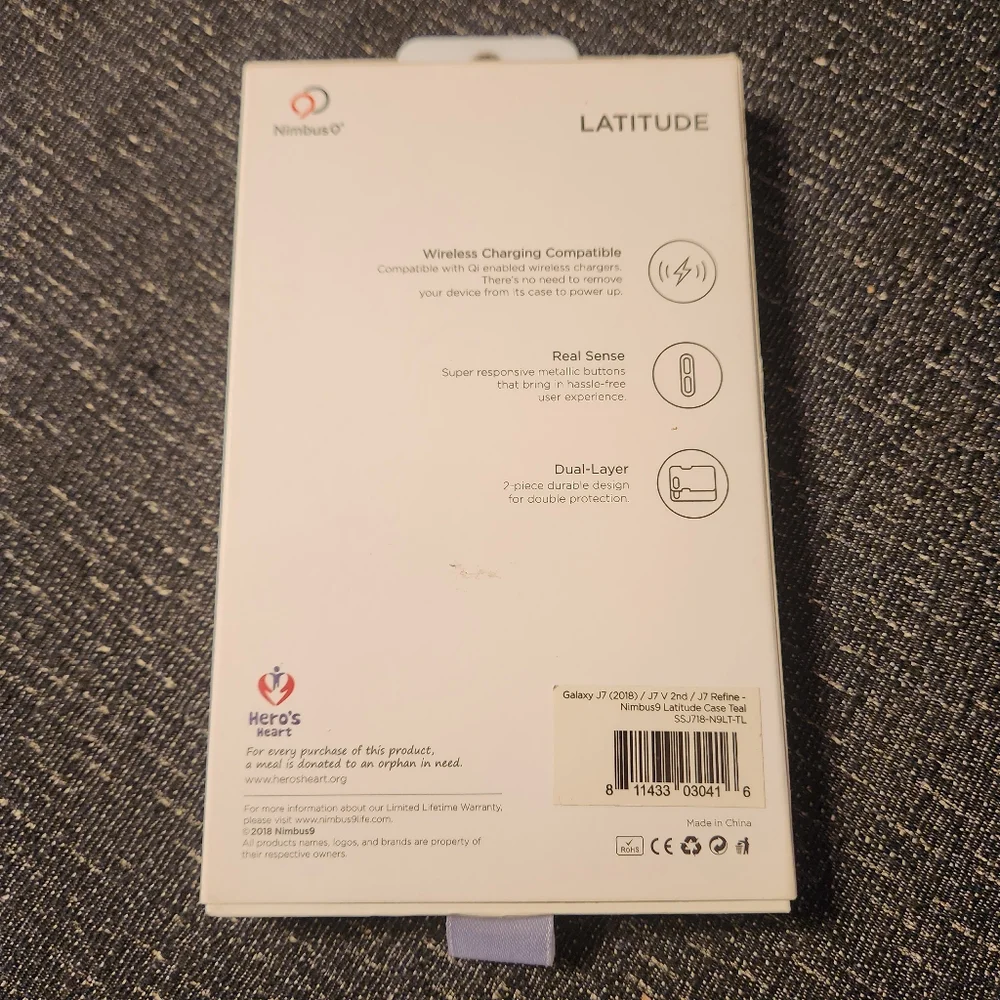 Nimbus9 Latitude Case Samsung Galaxy J7 (2018) - J7 V 2nd J7 Refine Teal